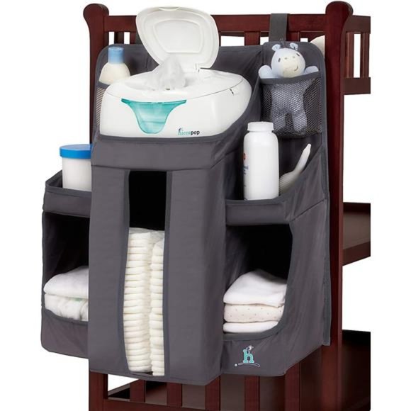 Hanging Diaper Organizer for Changing Table, Cribs and Walls, Diaper Stacker - Picture 1 of 6